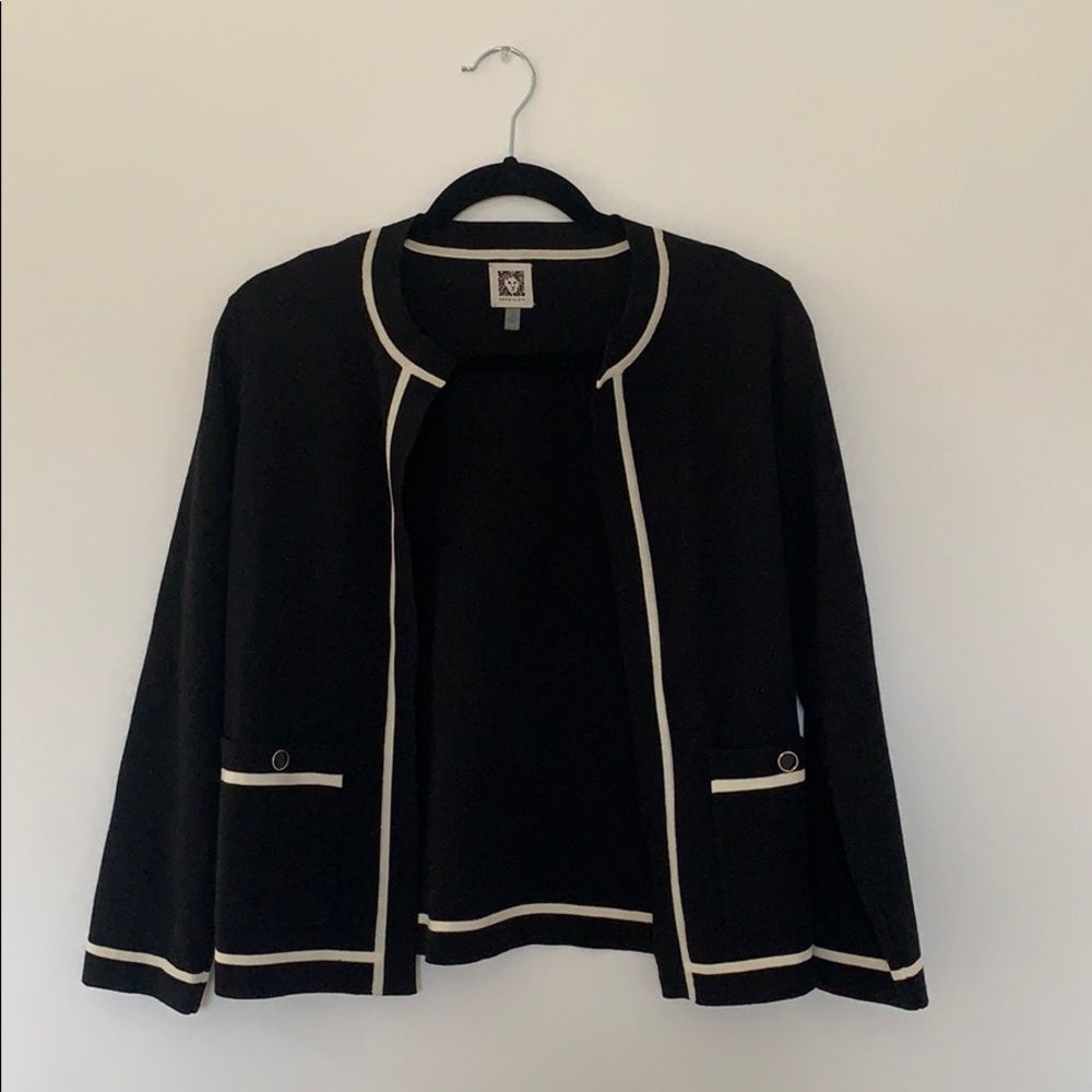Anne Klein Paris Cardigan, Black - NWOT